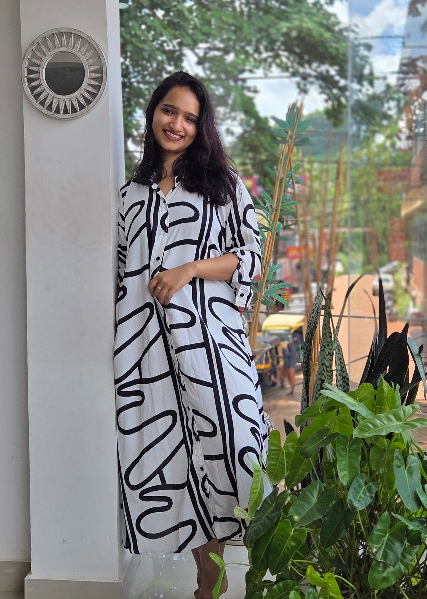 BLAK & WHITE DRESS