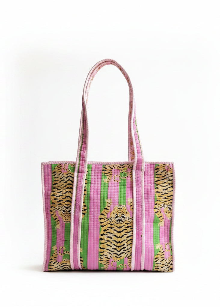 TIGER QUILTED BAG