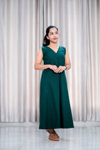 Bottle green Dress