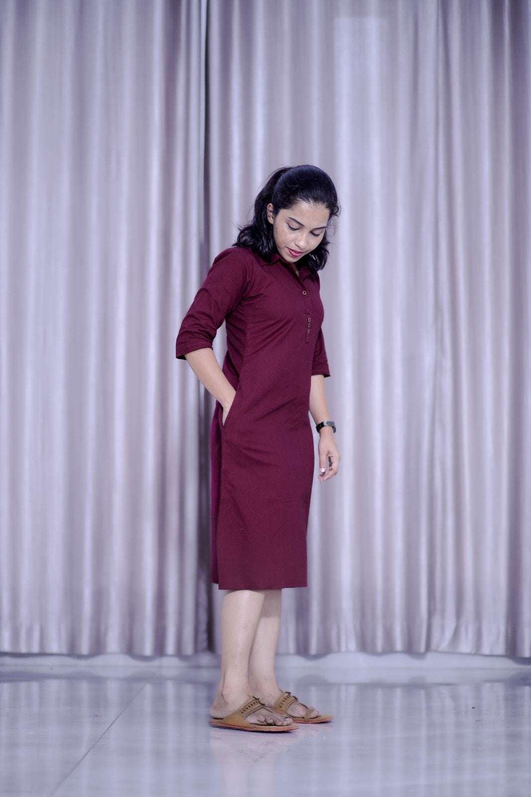 Wine Dress