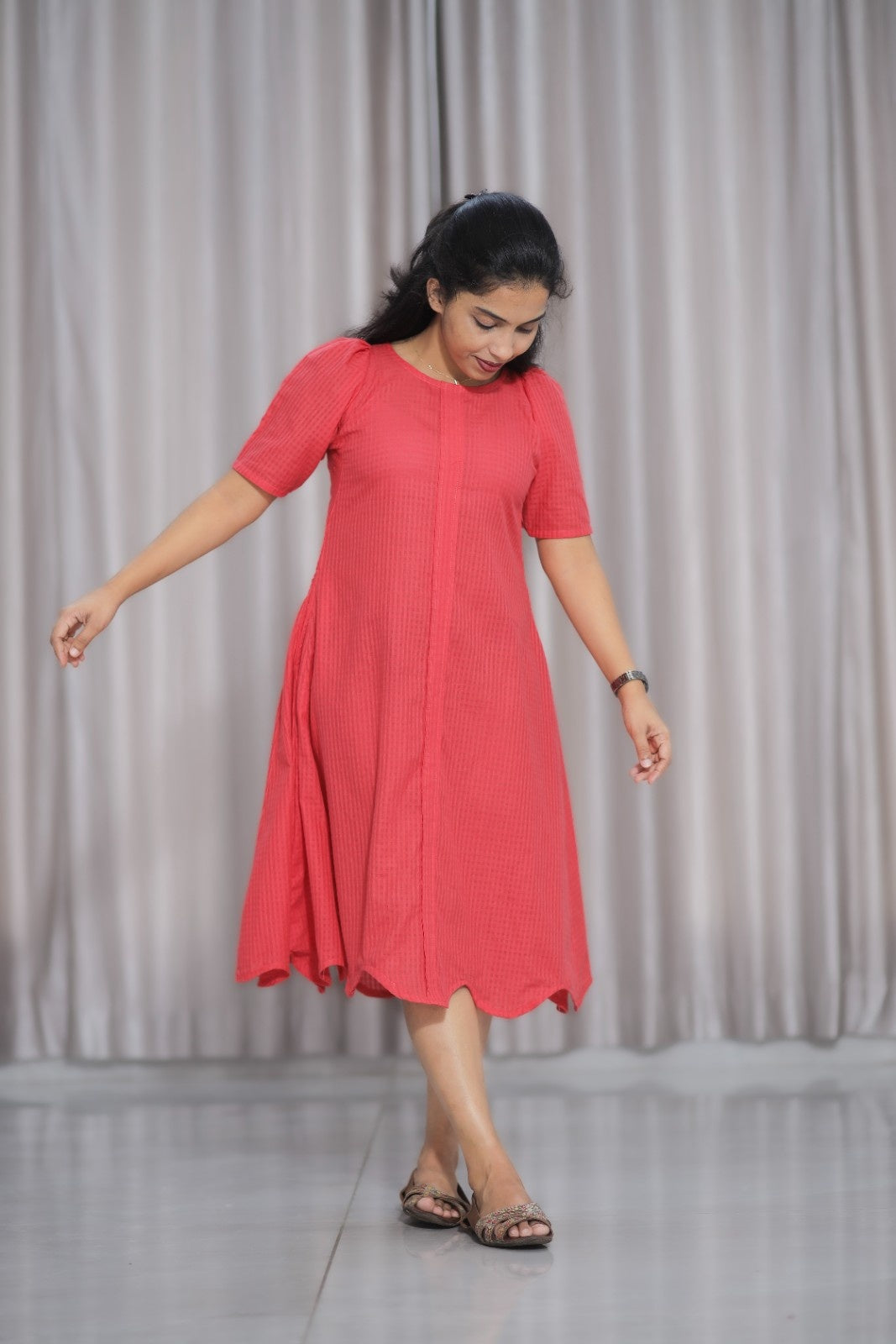 Scallop dress