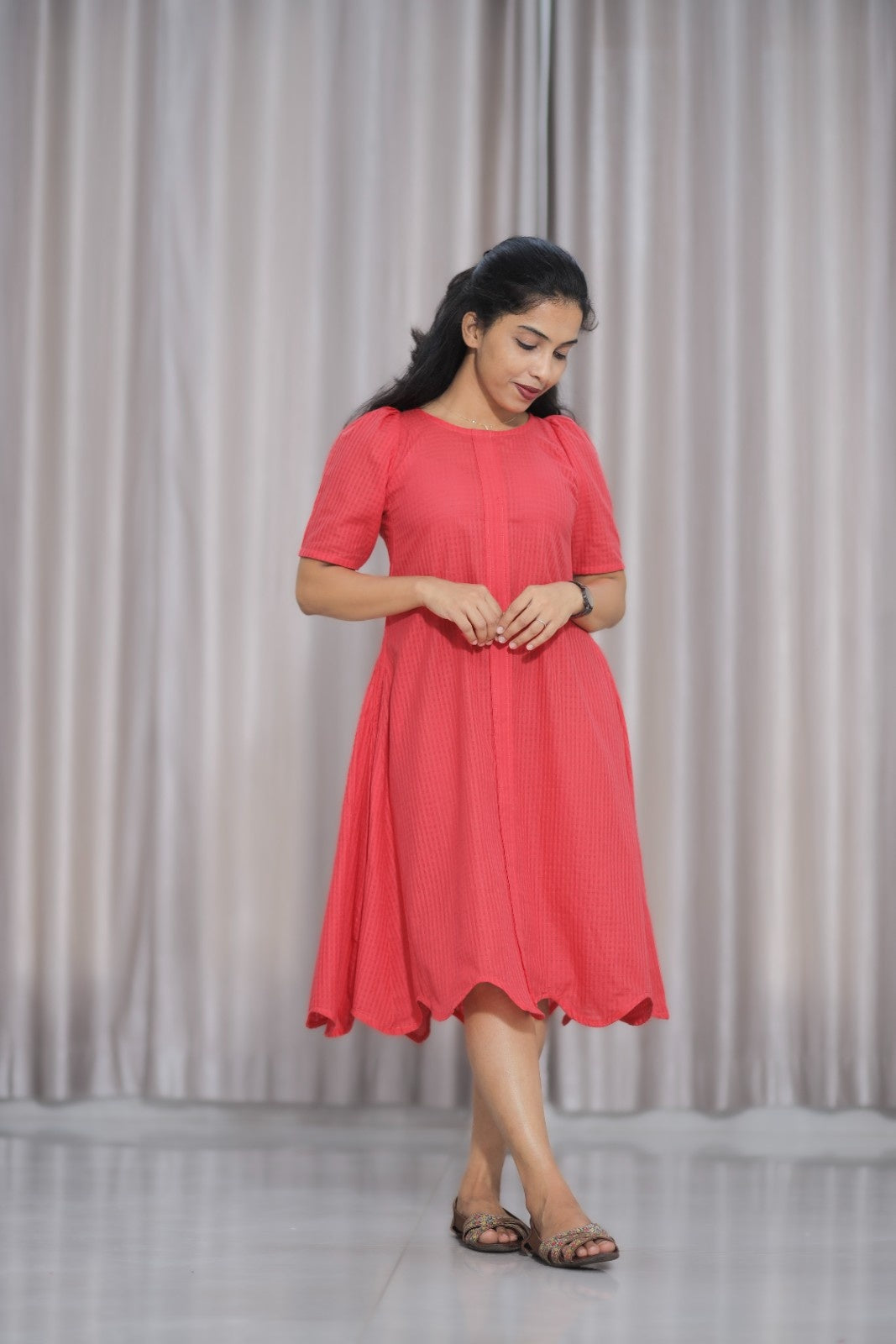 Scallop dress