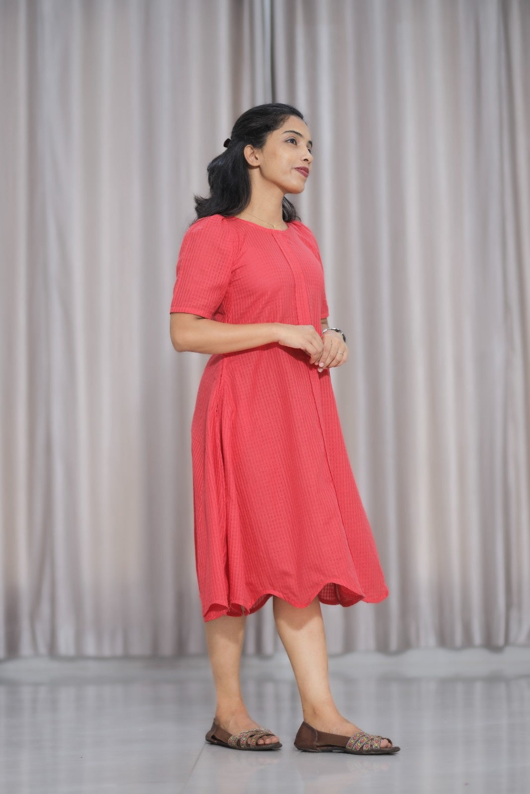 Scallop dress