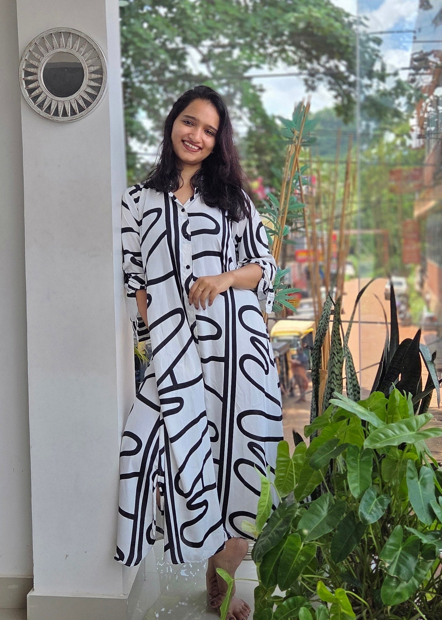 BLAK & WHITE DRESS