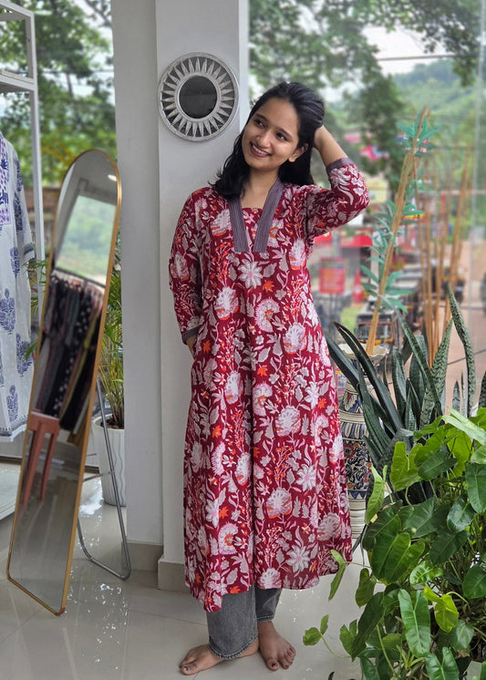 JAIPUR BLOCK PRINTED TOP RM
