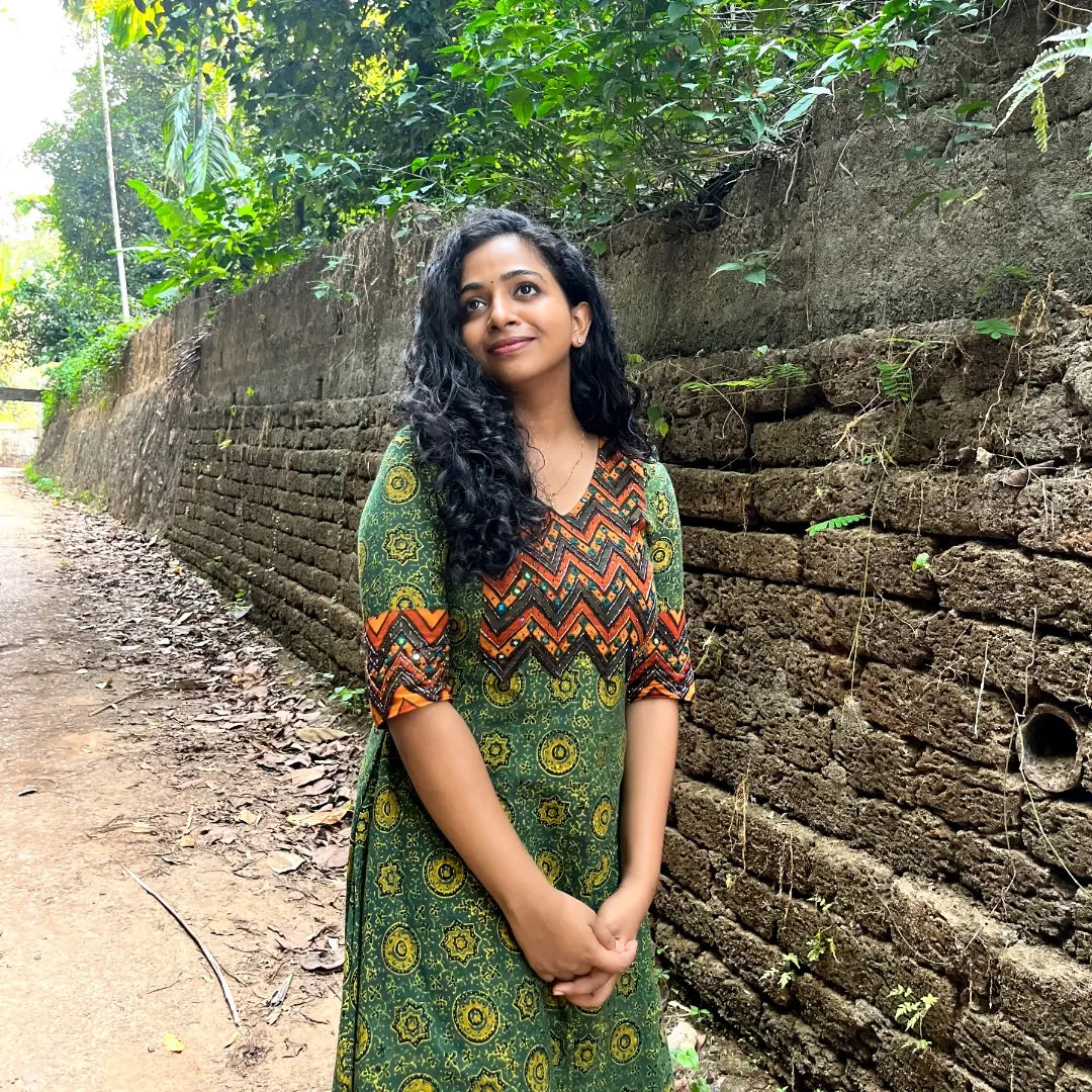SNEHA IN HANDWORKED BLOCK PRINTS BEAUTY
