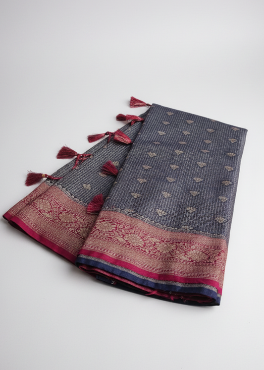 BANARAS SAREE SEMI SILK