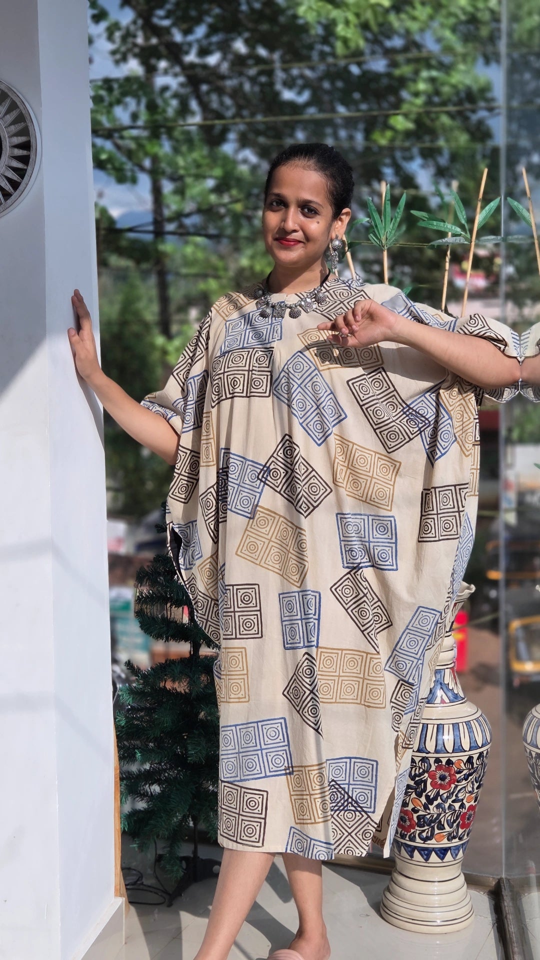 AJRAKH KIMONA KAFTAN -BOX
