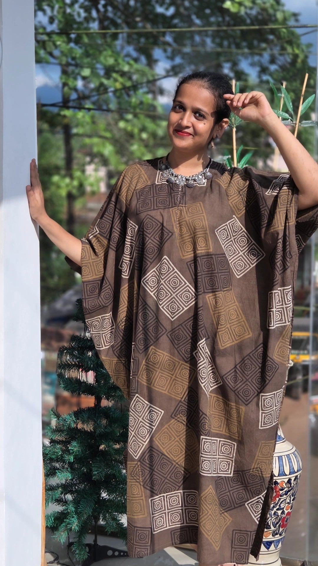 AJRAKH KIMONA KAFTAN -BOX