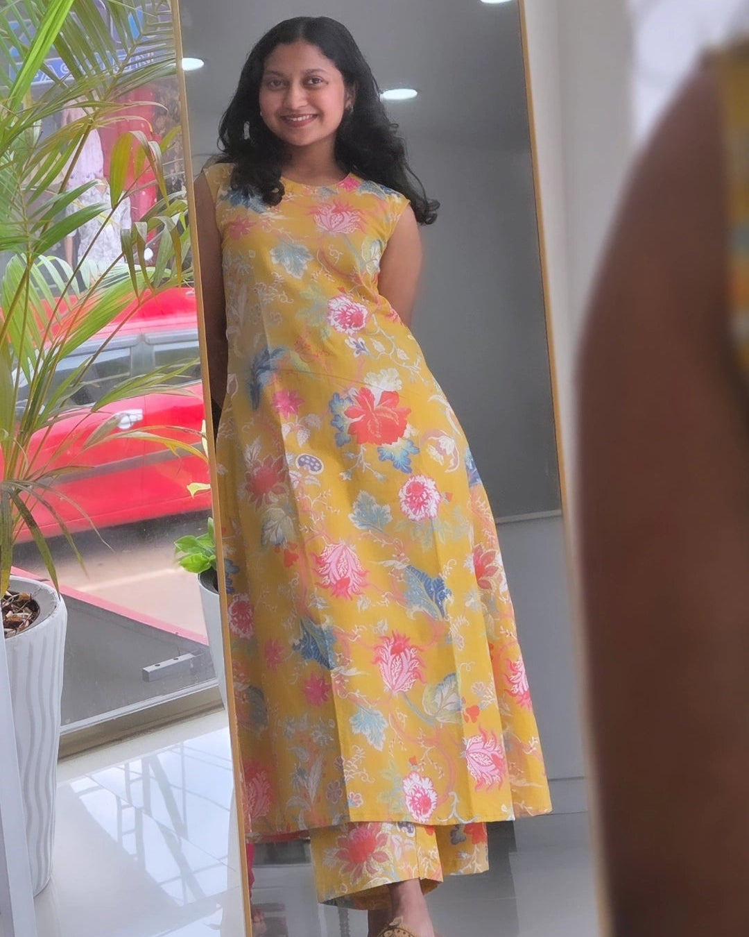 MUSTARD COORD SET(SLEEVES AVAILABLE)