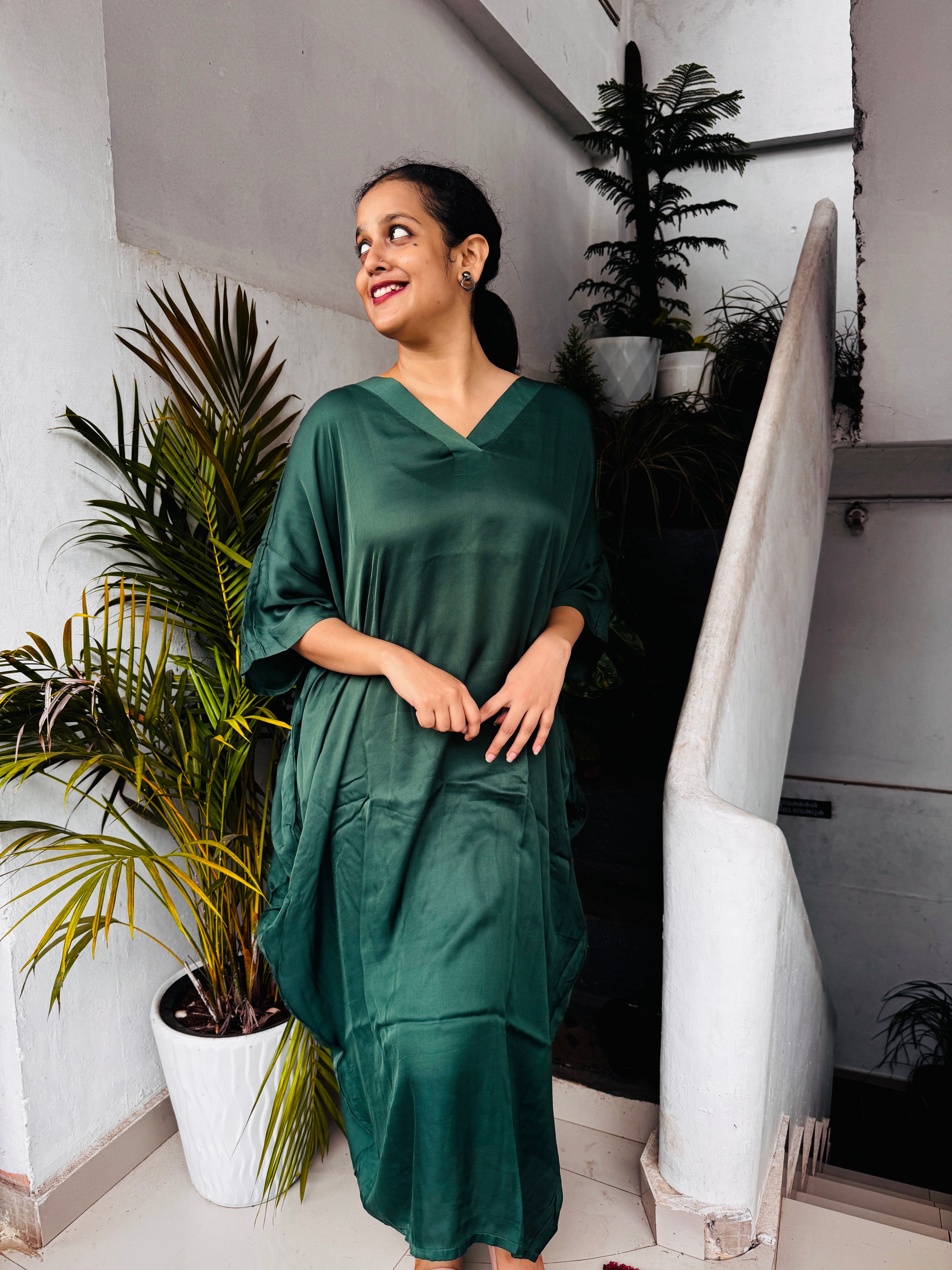 Modal silk kimona kaftan