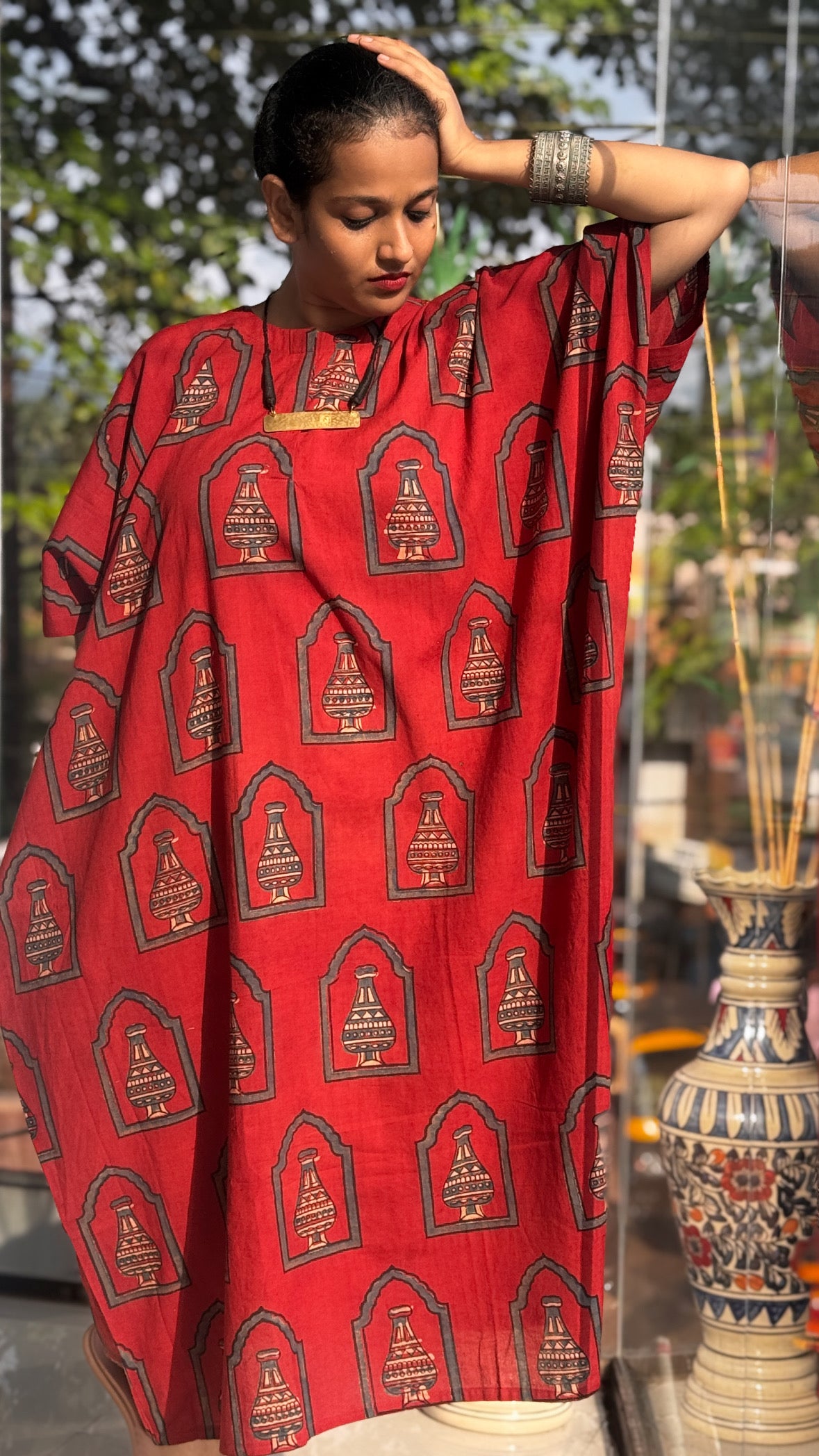 AJARAKH KIMONA  KAFTAN-LAMP
