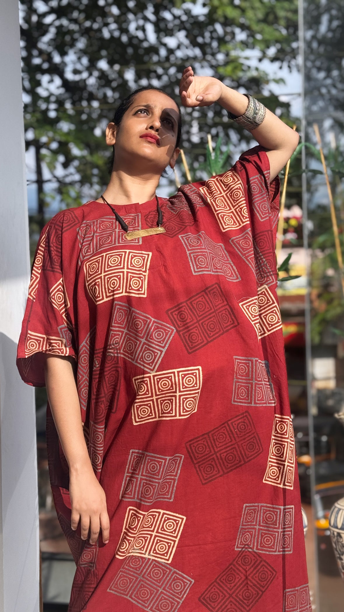 AJRAKH KIMONA KAFTAN -BOX