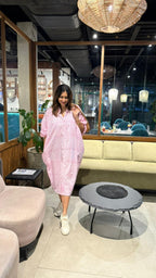 OVERSIZED KIMONA SHIRT DRESS