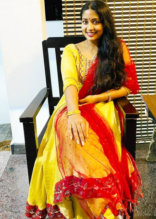 NAVYA NAIR IN OUR CUSTOM OUTFIT