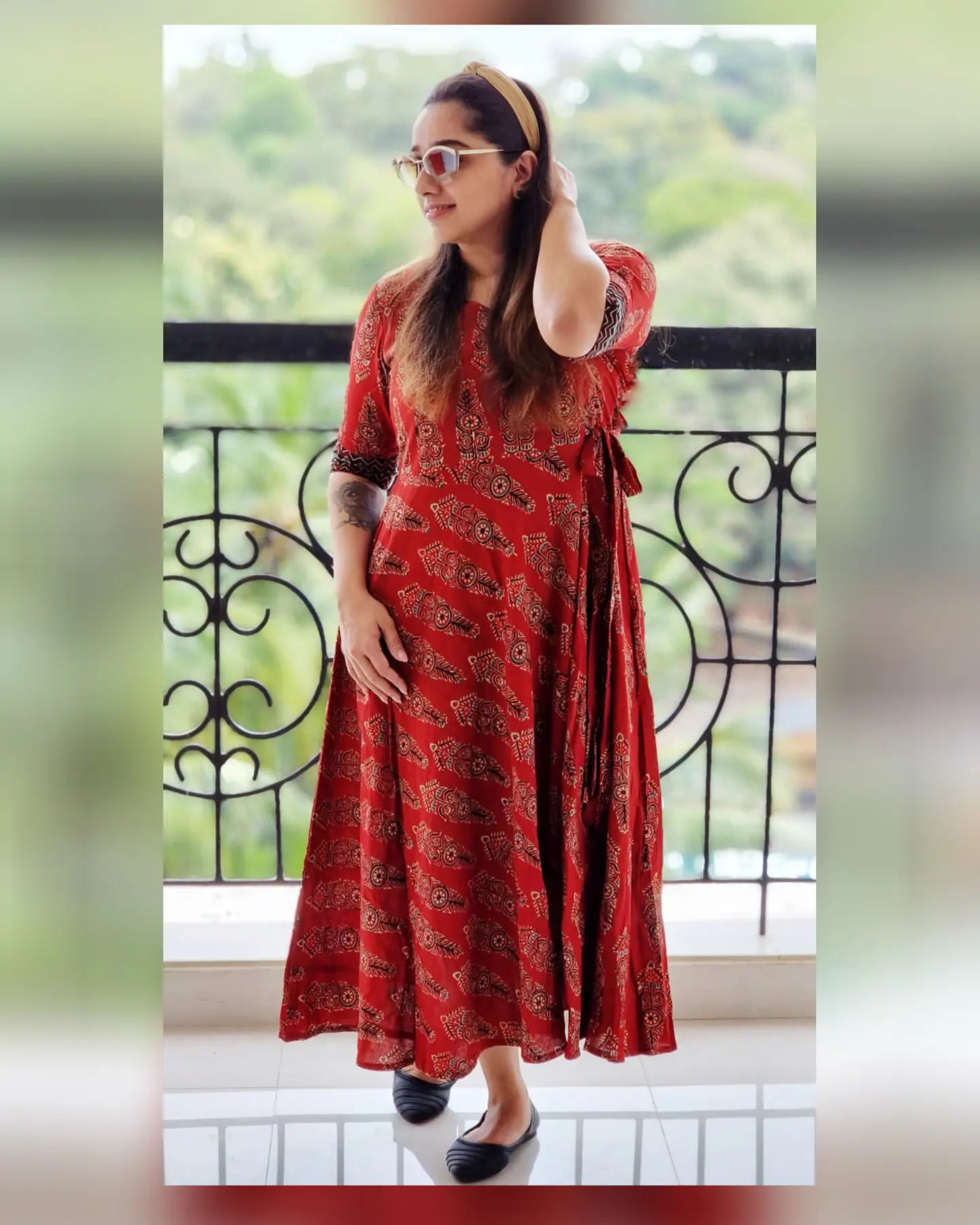 DEEPTHI VIDHUPRATHAP IN OUR SPECIAL EDITION BLOCK PRINTS