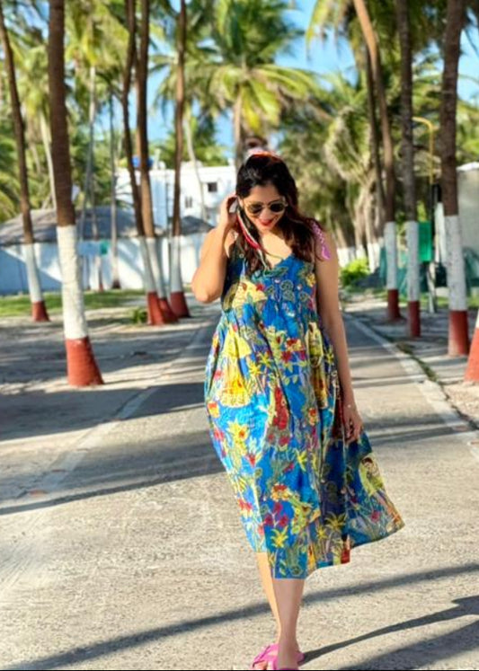 Frida noodle dress