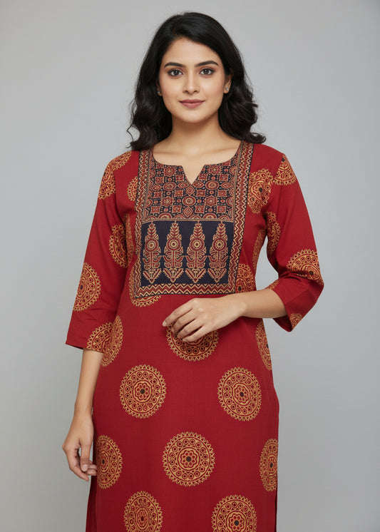 Mandala red 01