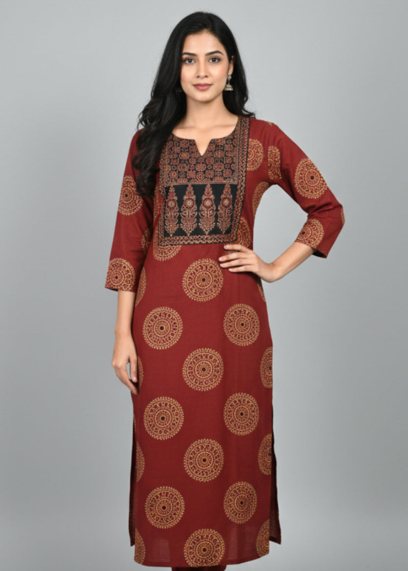 Mandala red 01