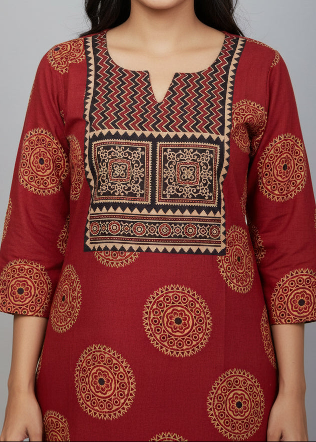 Mandala red 04