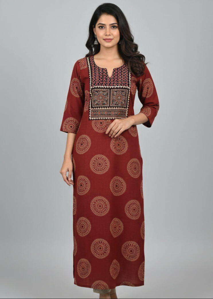 Mandala red 04