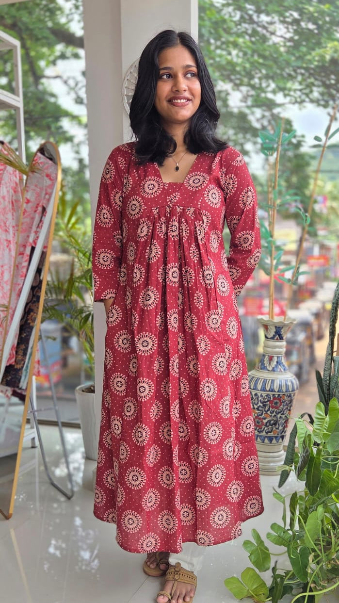 MANDALA PRINTED DRESS