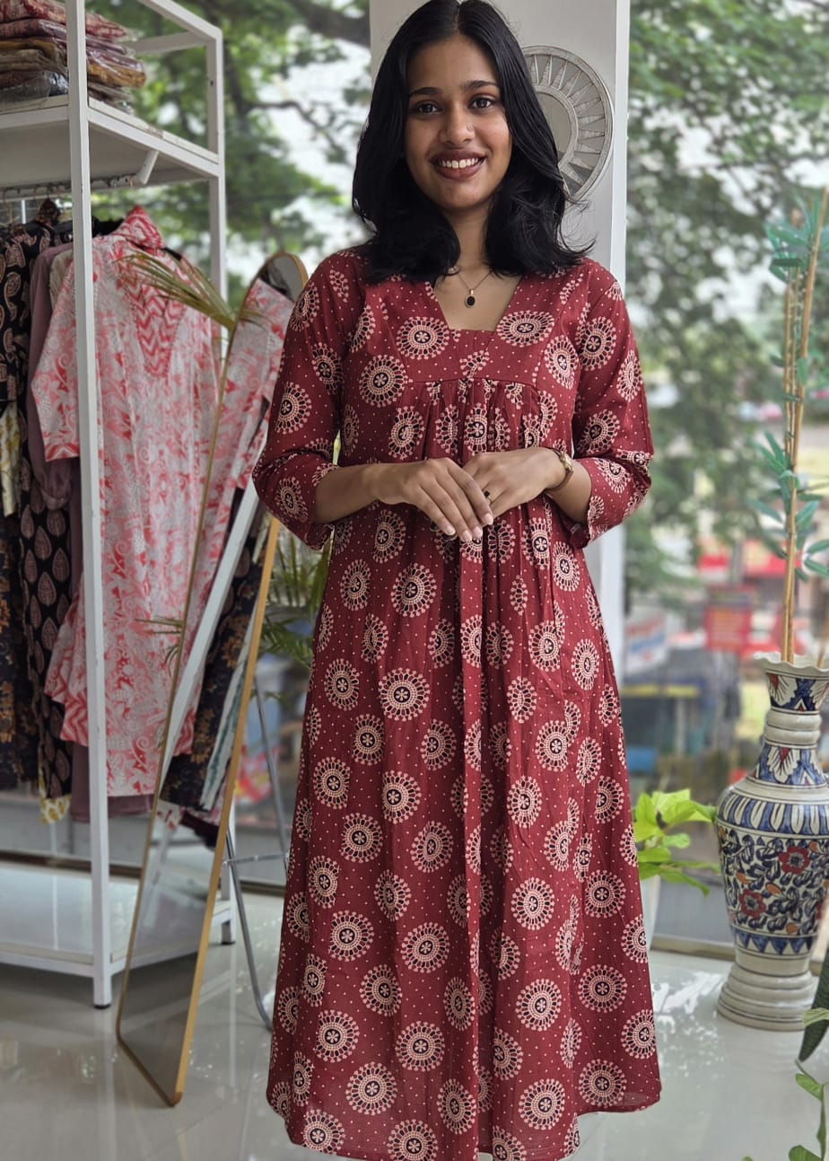 MANDALA PRINTED DRESS