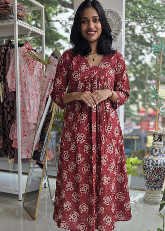 MANDALA PRINTED DRESS